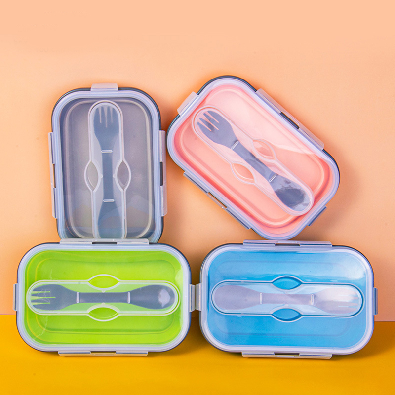 Meal Prep Lunch Boxes - صحي المحمولة لطي الغذاء مربع الميكروويف