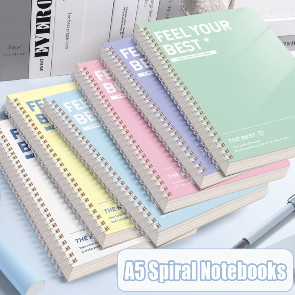 Meal Plan Notepad - دفتر ملاحظات حلزوني عالي الجودة A5،