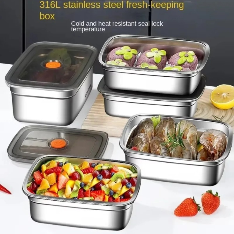 Meal Prep Lunch Boxes - صندوق غداء بنتو مانع للتسرب من