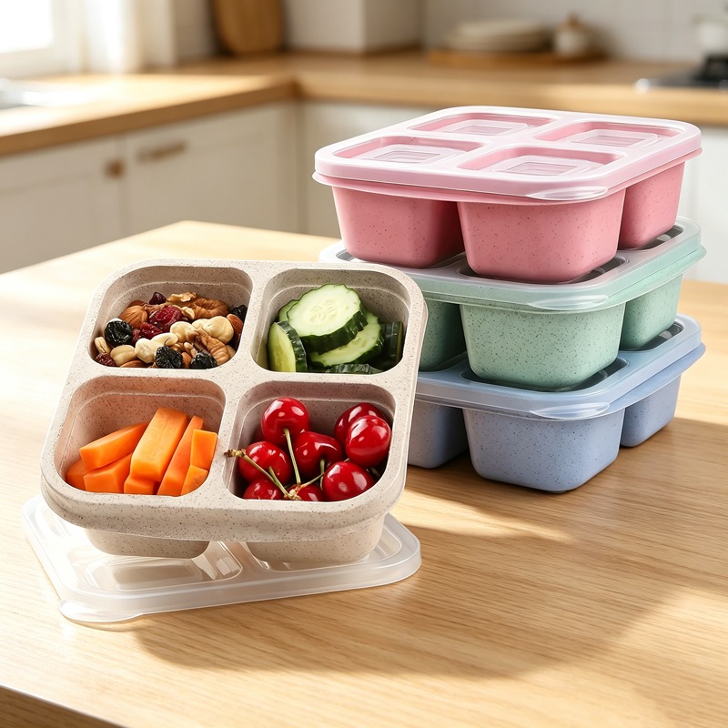 Meal Prep Lunch Boxes - علبة طعام بنتو فاخرة مصنوعة من
