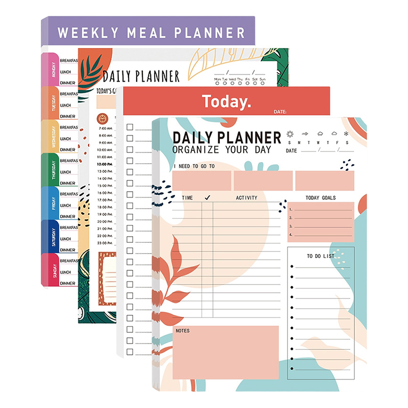 Meal Plan Notepad - مفكرة مخططة يومية مغناطيسية 52 ورقة