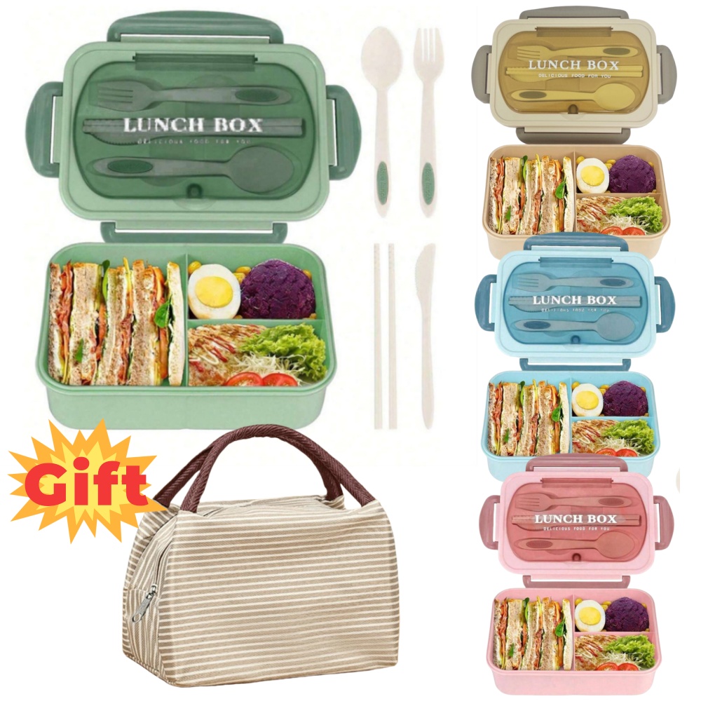 Meal Prep Healthy Lunch - صندوق غداء 40.58 أونصة مع أواني