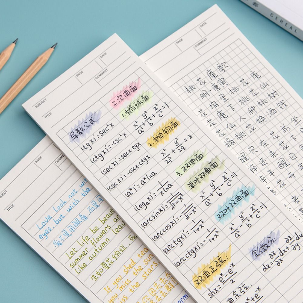 مفكرة بسيطة طويلة غير لاصقة ،  - مراجعة Meal Plan Notepad وسعره