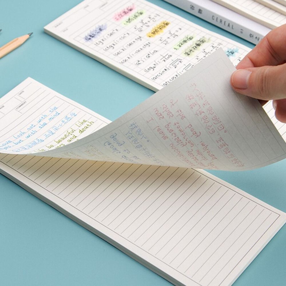 مفكرة بسيطة طويلة غير لاصقة ،  - مراجعة Meal Plan Notepad وسعره