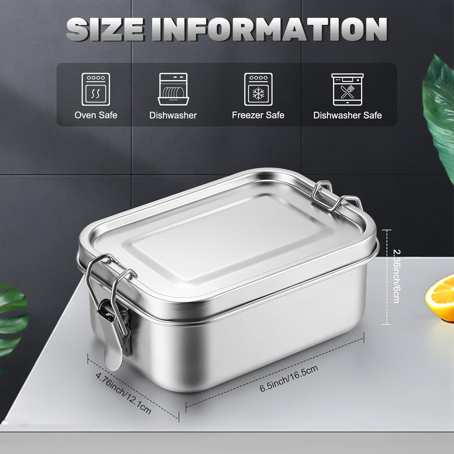 حاويات تخزين طعام من الفولاذ ا - مراجعة Meal Prep Lunch Boxes وسعره