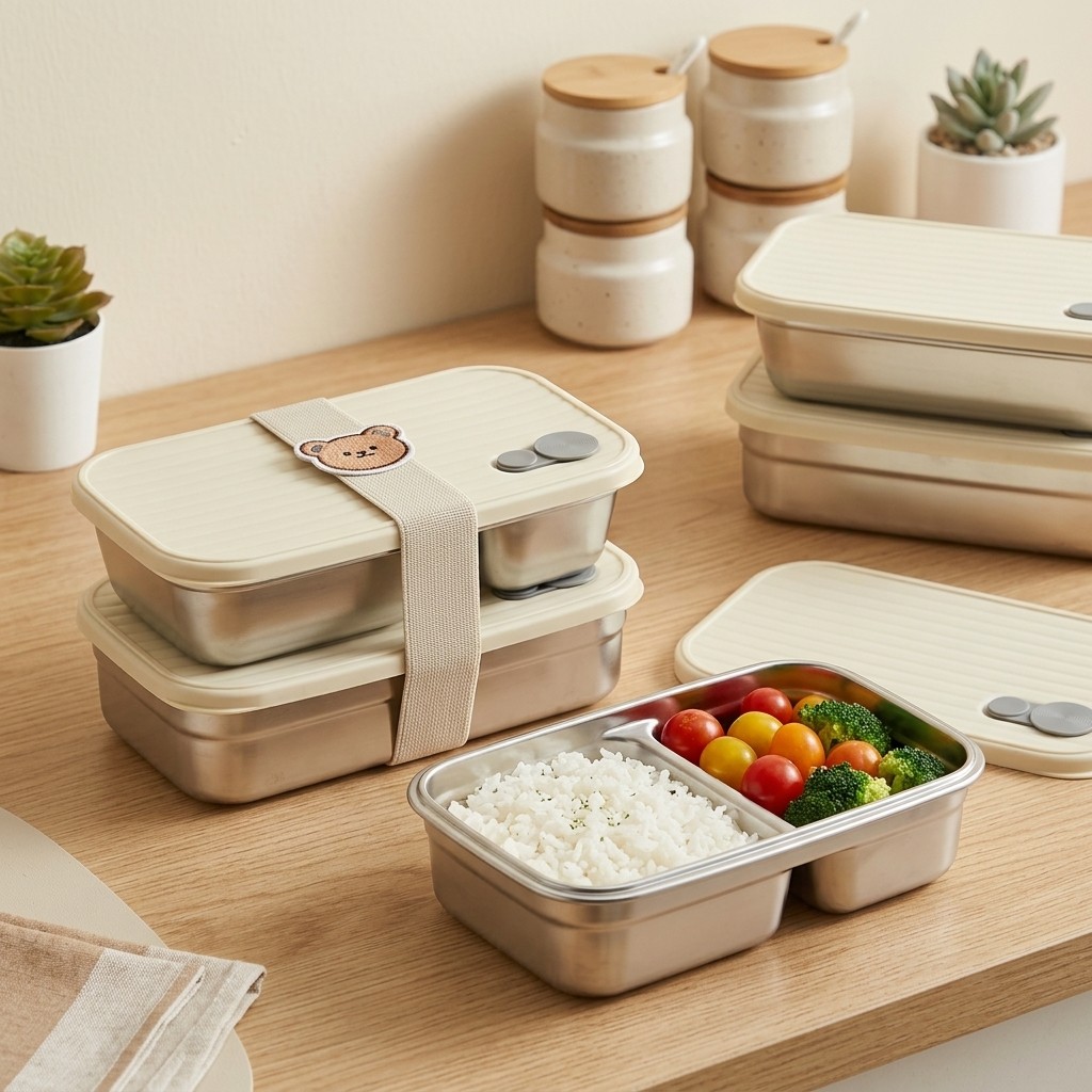 صندوق غداء من الفولاذ المقاوم  - مراجعة Meal Preparation وسعره