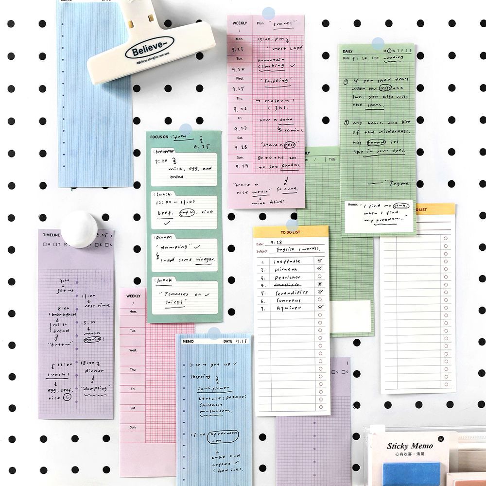 80 ورقة ملاحظات لاصقة، ورق رسا - مراجعة Meal Plan Notepad وسعره