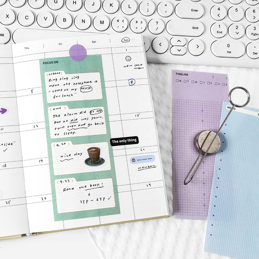 80 ورقة ملاحظات لاصقة، ورق رسا - مراجعة Meal Plan Notepad وسعره