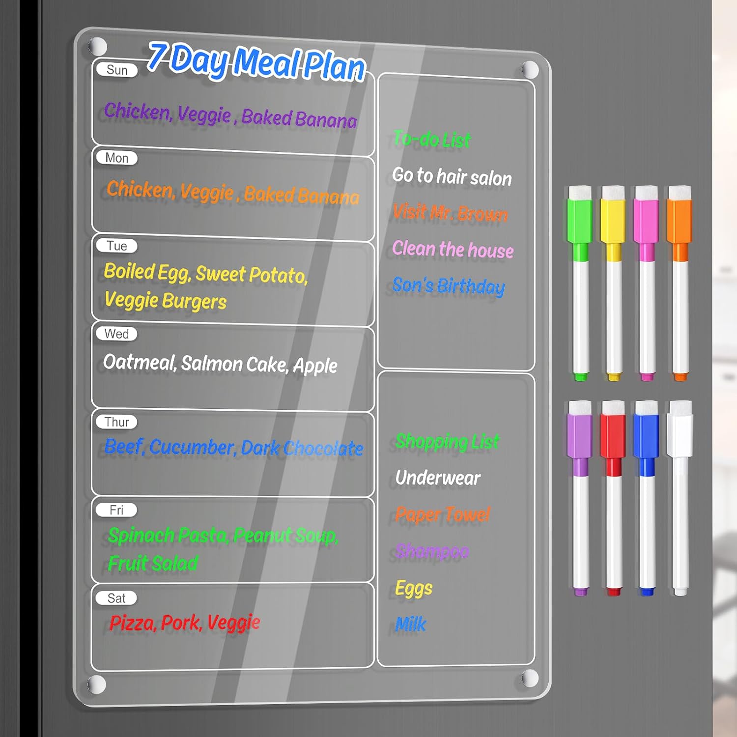 لوح تخطيط الوجبات الأسبوعية ال - مراجعة Meal Plan Notepad وسعره