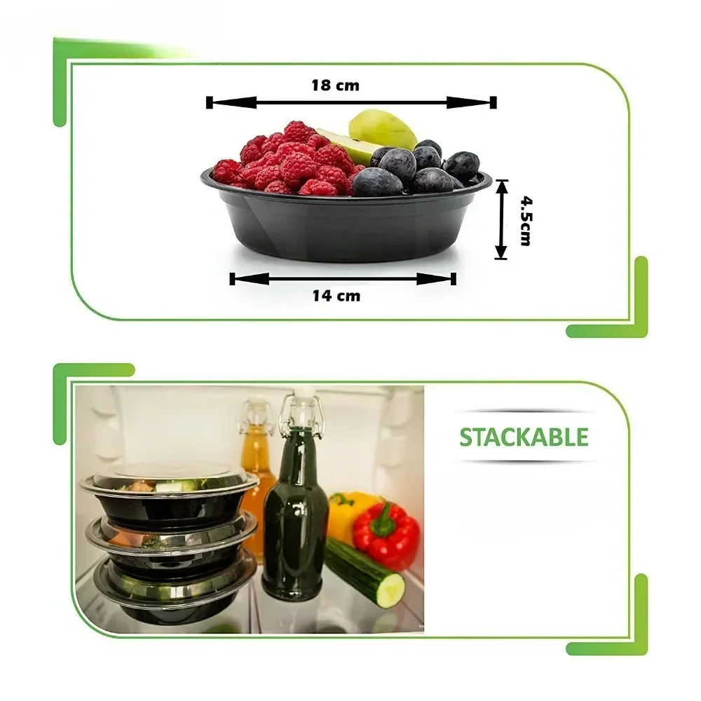 حاويات طعام بلاستيكية بأغطية ، - مراجعة Meal Prep Lunch Boxes وسعره