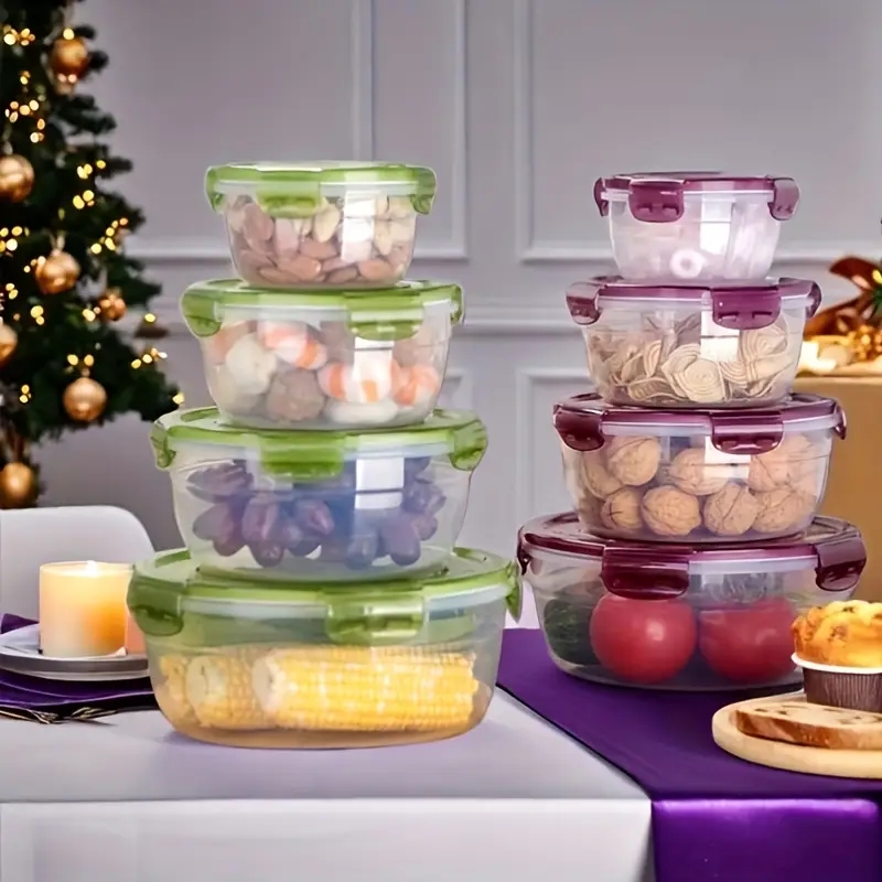 4 حاويات بلاستيكية لتخزين الطع - مراجعة Meal Preparation وسعره