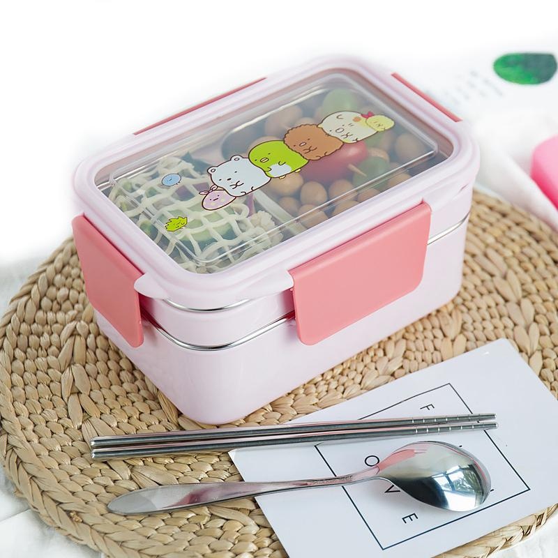 مع نمط عشوائي الكرتون علب الاغ - مراجعة Meal Prep Lunch Boxes وسعره