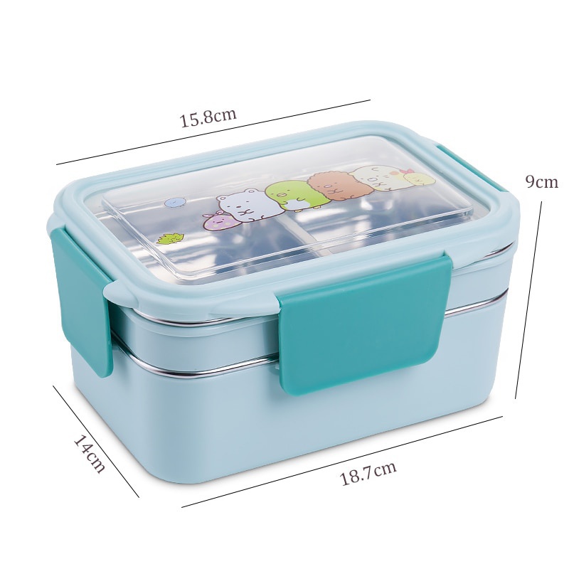 مع نمط عشوائي الكرتون علب الاغ - مراجعة Meal Prep Lunch Boxes وسعره