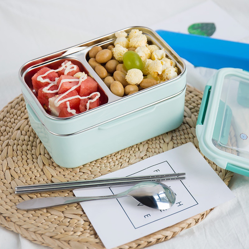 مع نمط عشوائي الكرتون علب الاغ - مراجعة Meal Prep Lunch Boxes وسعره