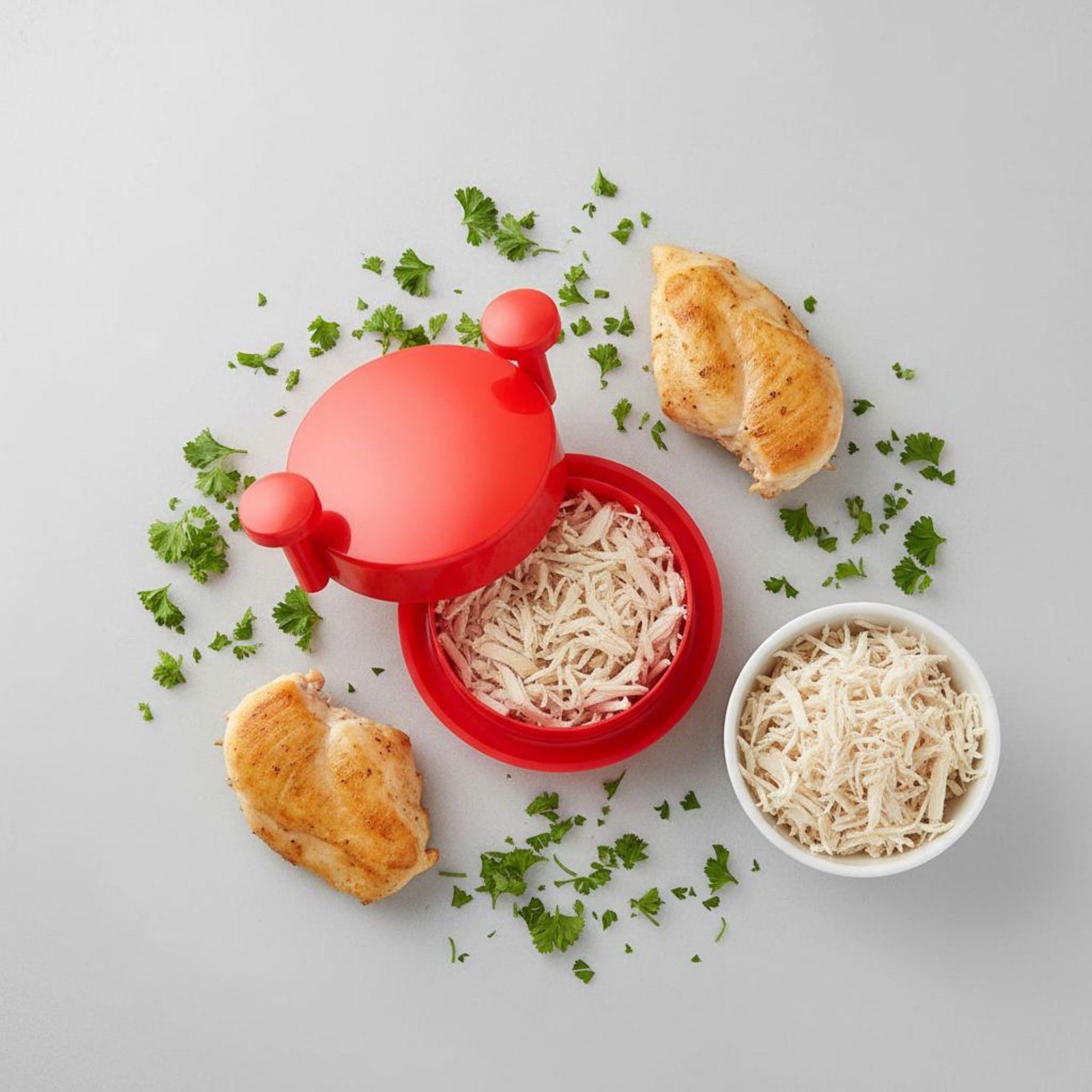 أداة تمزيق صدور الدجاج عالية ا - مراجعة Meal Prep High Protein وسعره
