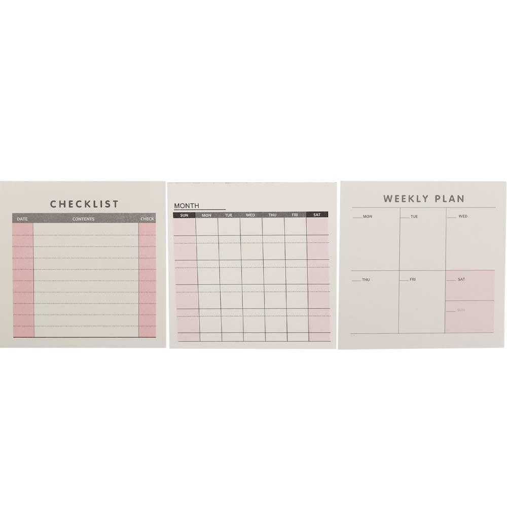 60 ورقة من اللوازم المدرسية ال - مراجعة Meal Plan Notepad وسعره