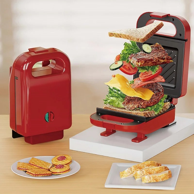 جهاز صنع الوافل والتوست متعدد  - مراجعة Breakfast Sandwich Press وسعره