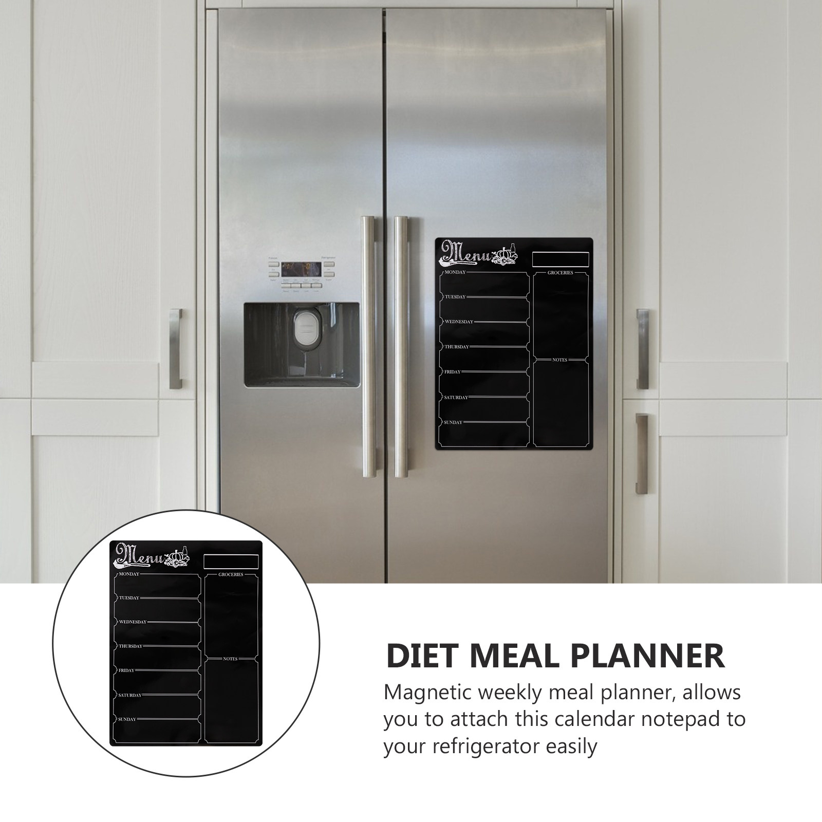 لوحة تخطيط وجبات أسبوعية مغناط - مراجعة Meal Plan Notepad وسعره