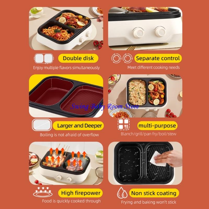 K1AD جهاز طهي وشواية 2 في 1 مع - مراجعة Meal Preparation وسعره