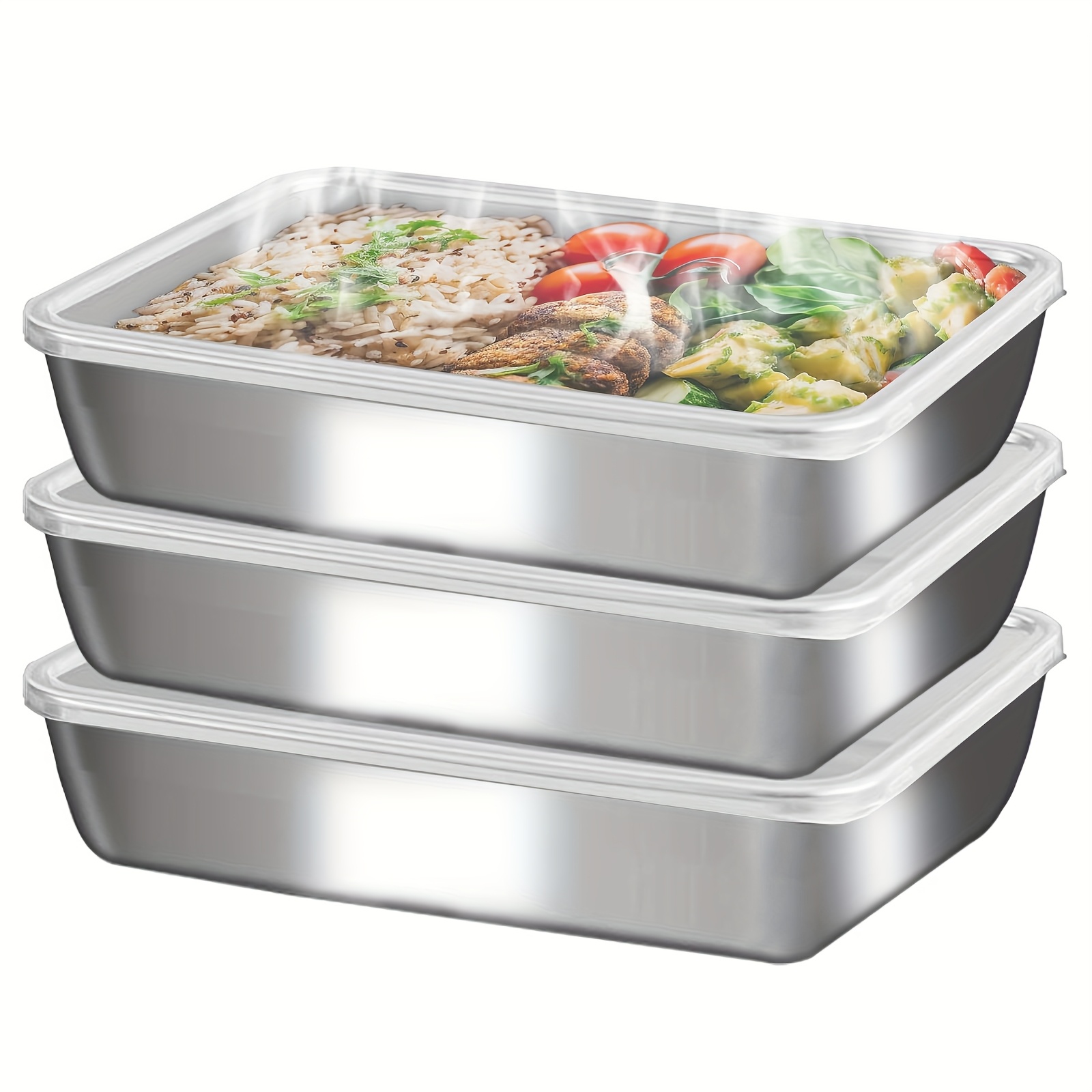3 قطع من حاويات الطعام المصنوع - مراجعة Meal Prep Lunch Boxes وسعره
