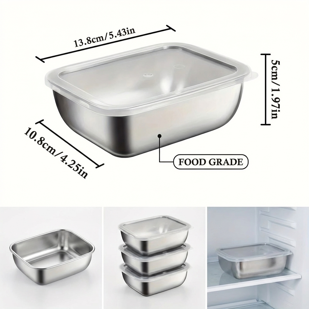 5 قطع من حاويات تخزين الطعام ا - مراجعة Meal Prep Lunch Boxes وسعره