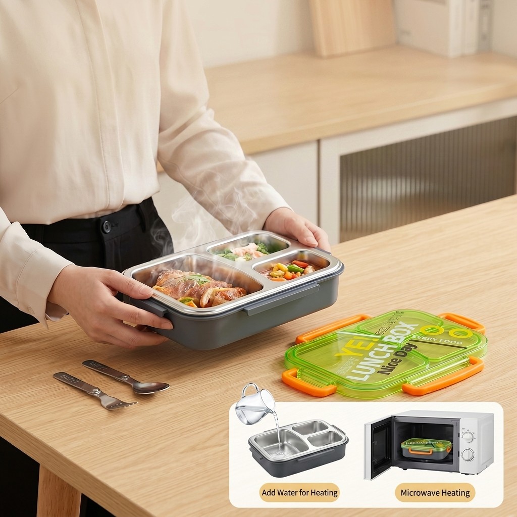 صندوق غداء بنتو من الفولاذ الم - مراجعة Meal Preparation وسعره