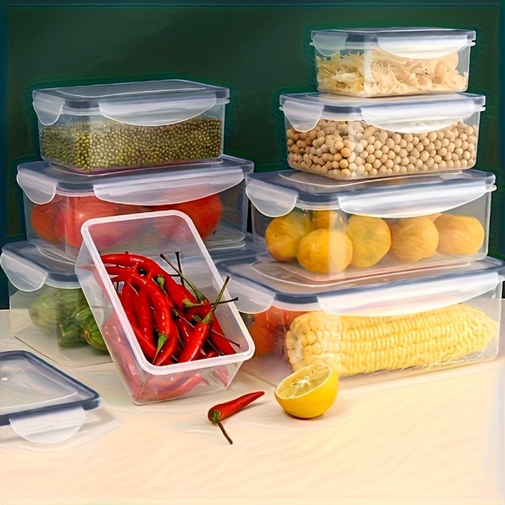 حاوية طعام محكمة الإغلاق مع غط - مراجعة Meal Prep Lunch Boxes وسعره