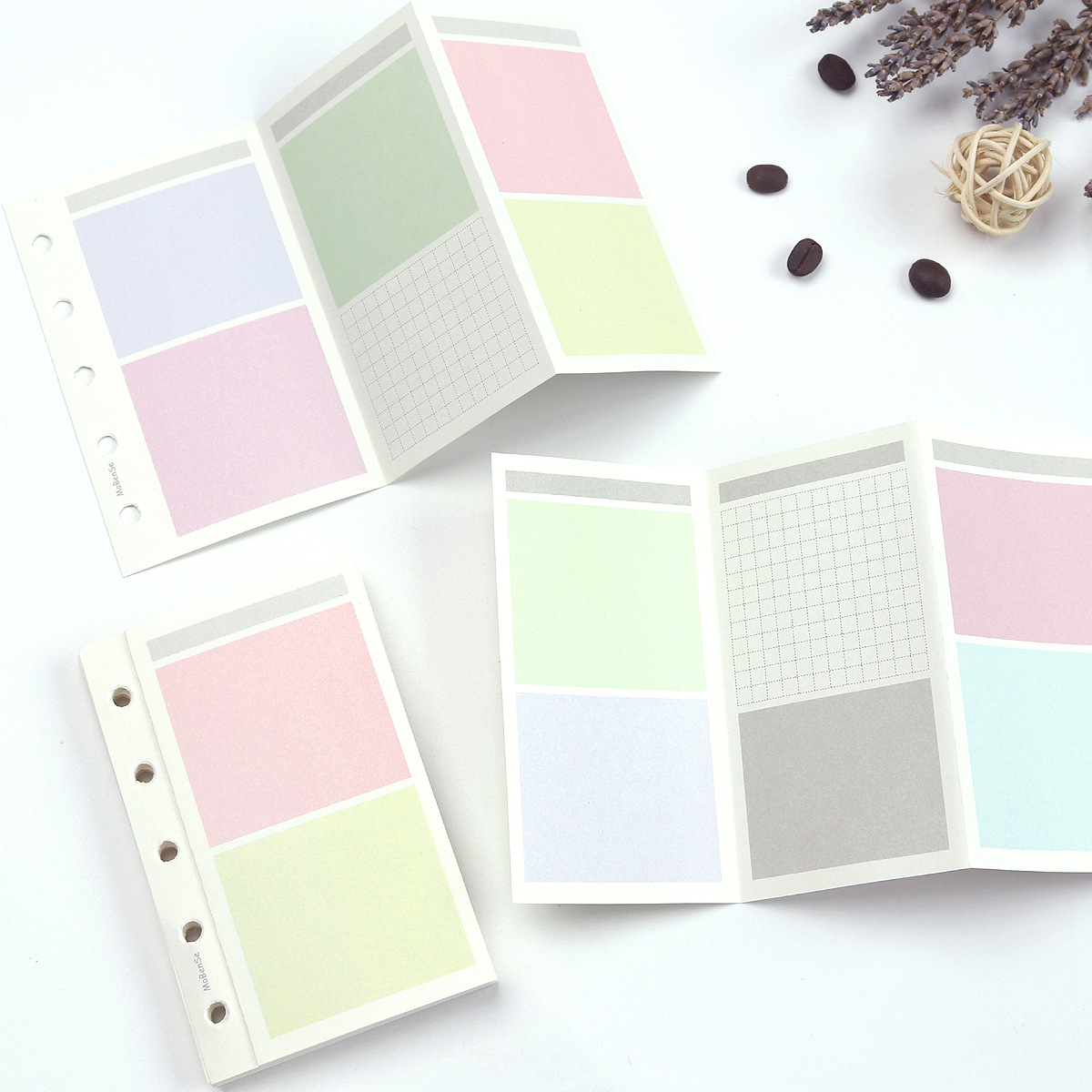 M5 50 ورقة ملونة فضفاضة ورقة د - مراجعة Meal Plan Notepad وسعره